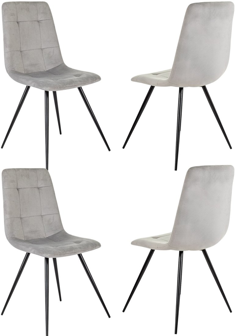 

Стул Бюрократ CH-K1 4 шт (светло-серый Holland 09/черный)