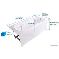 Ванна Triton Цезарь Экстра 180x80