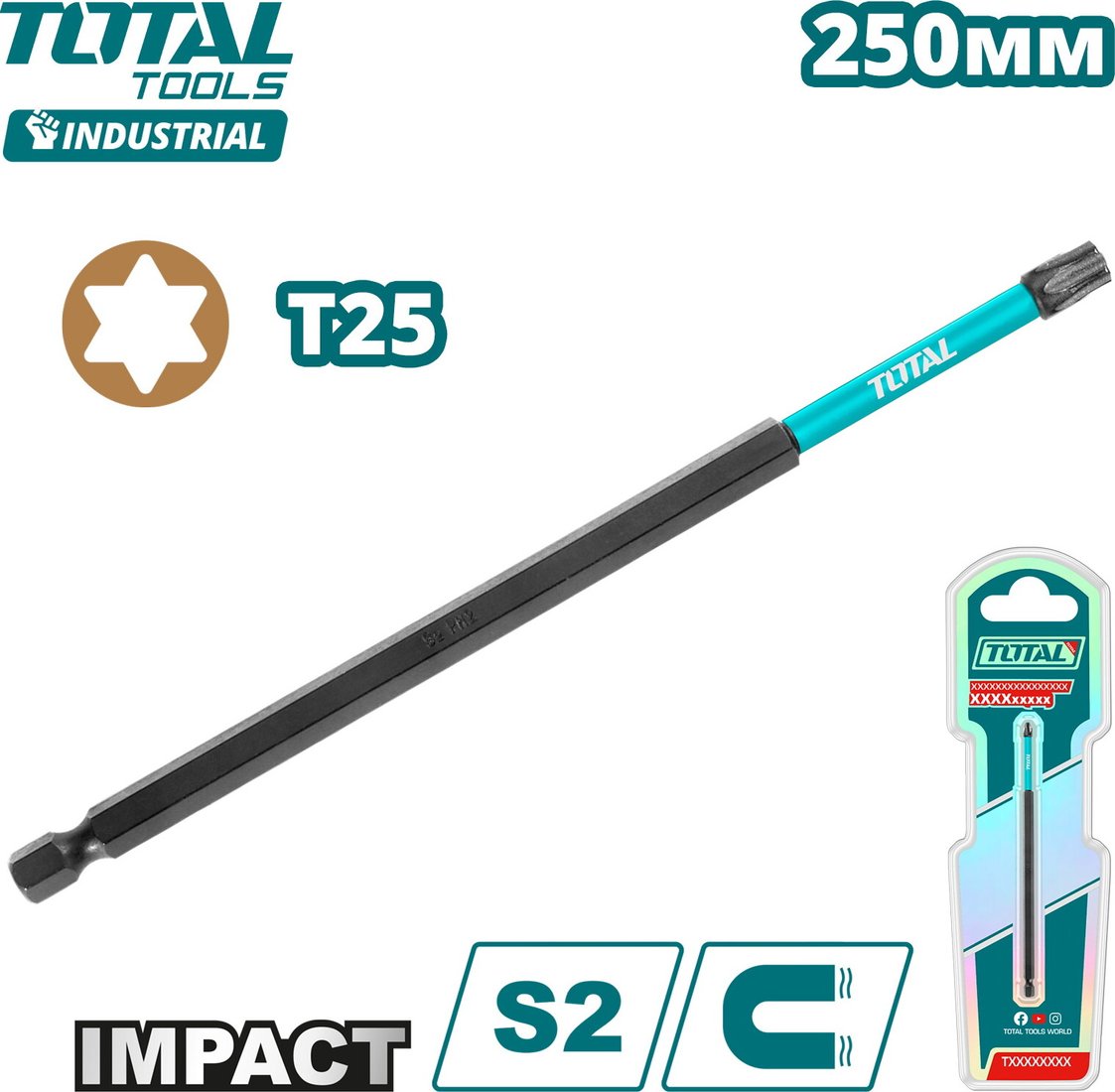 

Бита Total TACIM71T25250