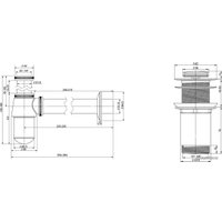 Сифон Wellsee Drainage System 182103002 (сифон, донный клапан, хром)