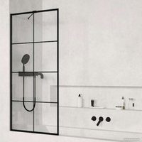 Стеклянная шторка для ванны Cerutti Spa Muza F80 80x140