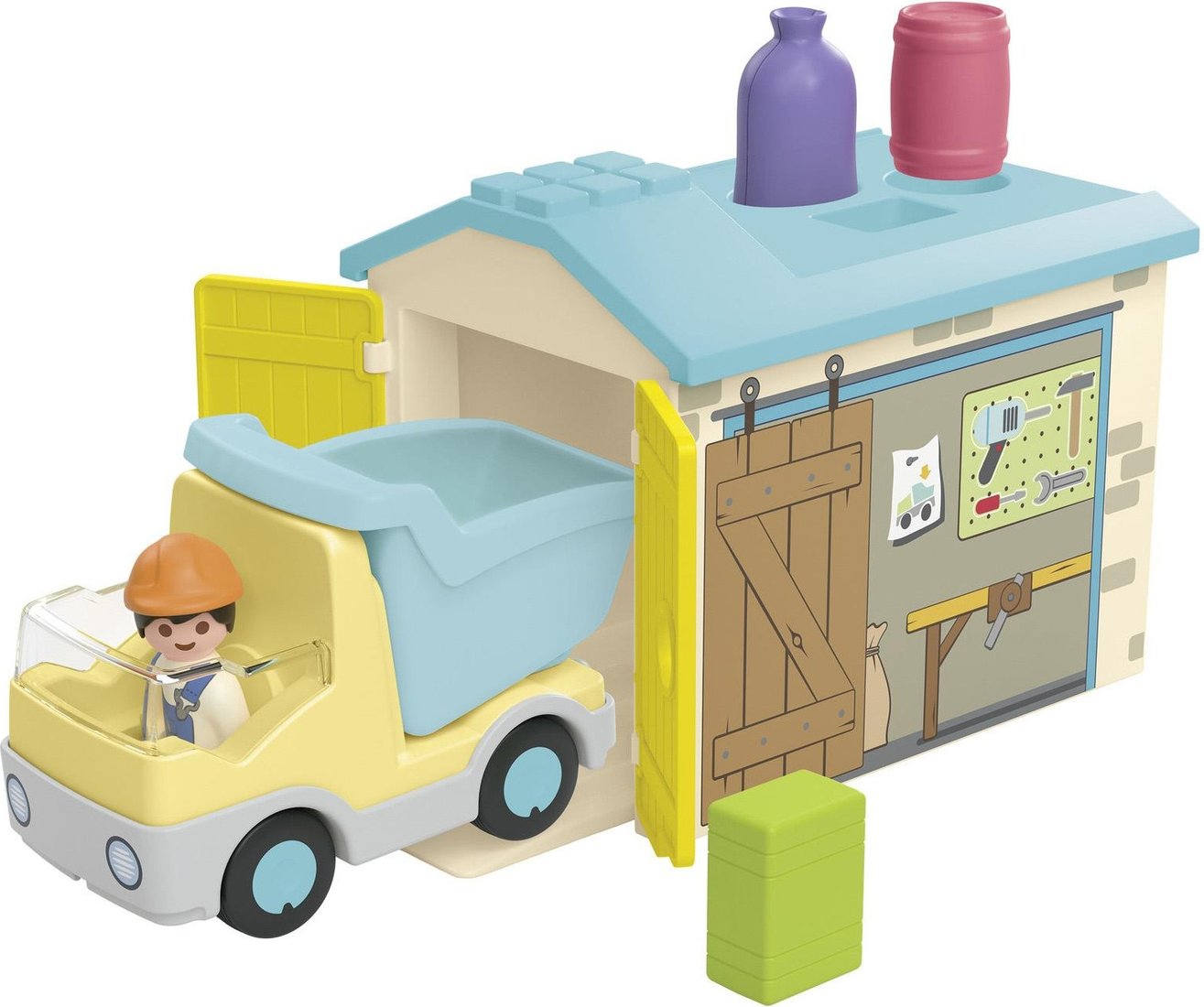 Конструктор Playmobil PM71686 Грузовик с гаражом
