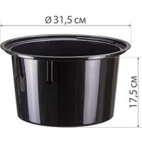 Кашпо Idea Ротанг М3407 (белый)