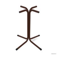 Кухонный стол Sheffilton SHT-TU7-1/60/60 ЛДСП (хром лак/черный/дуб сонома)