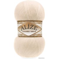 Пряжа для вязания Alize Angora Gold 67 (550 м, молочно-бежевый, 5 мотков)