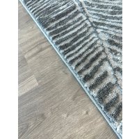 Ковер для жилой комнаты Radjab Carpet Марсель NP 425 Прямоугольник 11596RK (3x4, Grey)