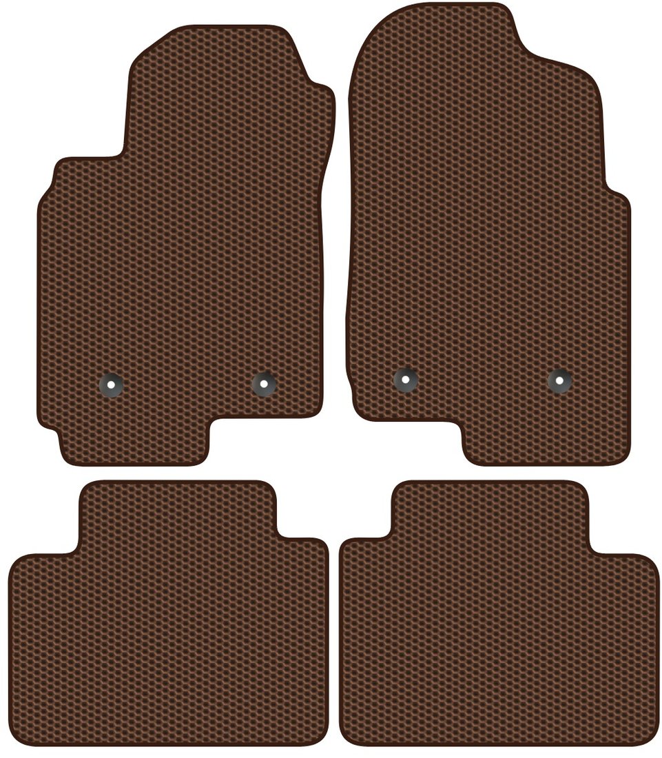 

Комплект ковриков для авто Alicosta FAW Besturm X80 (suv / SUV) 2016 - Н.В. (коричневый, сота)