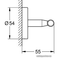 Крючок для ванны Grohe BauCosmopolitan 40461001