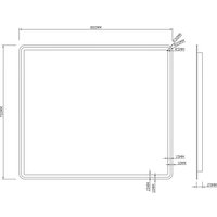  Roxen Зеркало Irida 510185-90AF 90x70