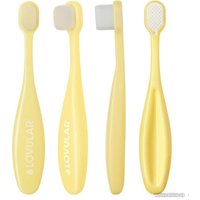 Зубная щетка Lovular baby tooth brush 4+ (желтый)