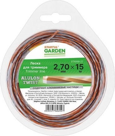 

Леска для триммера Startul Alulon Twist Garden ST6069-27