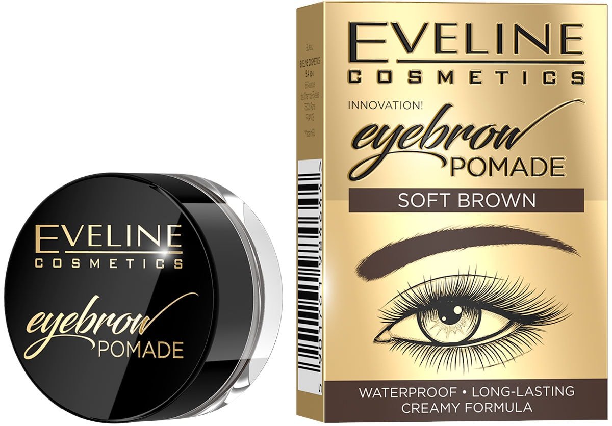 

Помада для бровей Eveline Cosmetics Cosmetics Eyebrow Pomade Soft Brown
