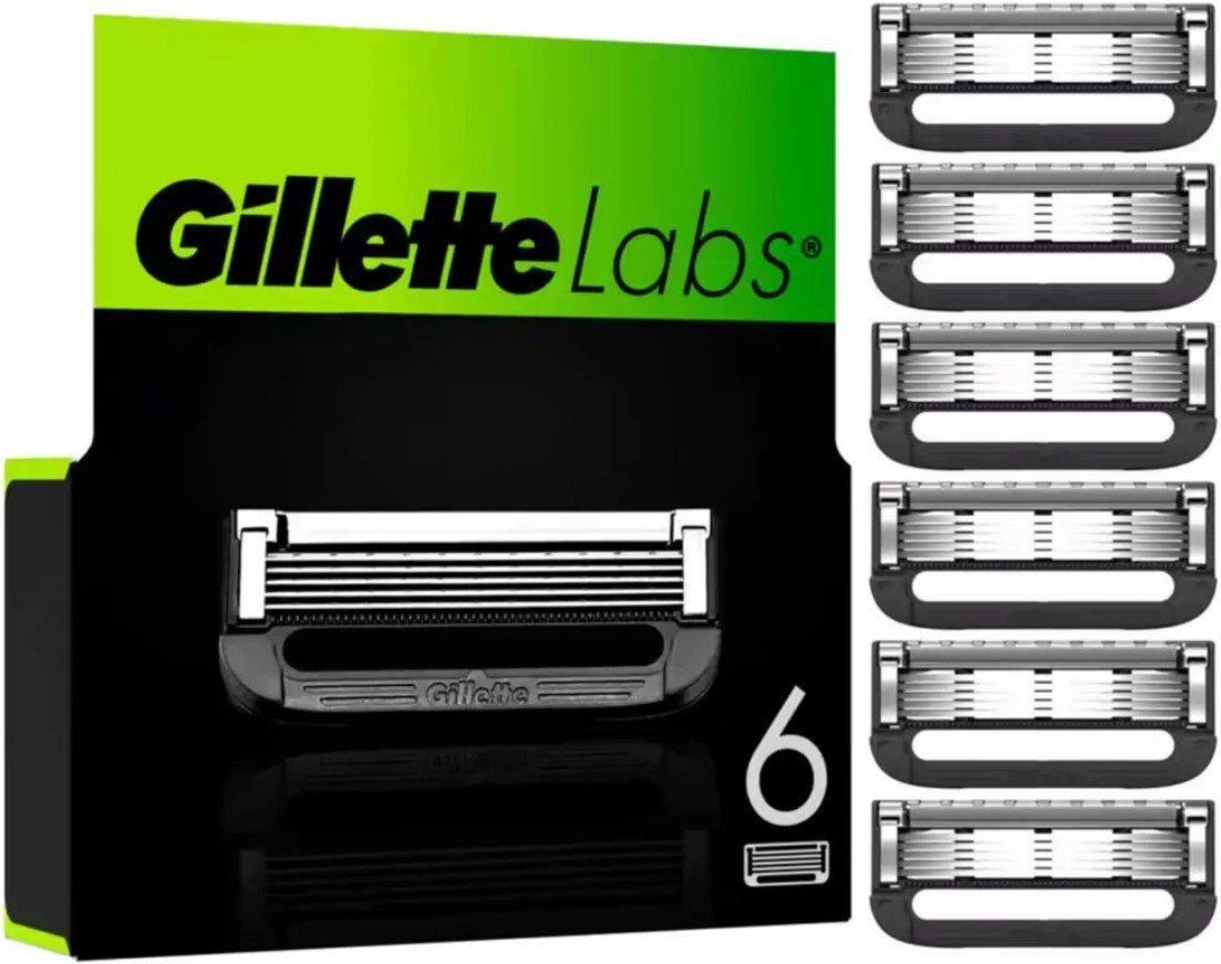 

Сменные кассеты для бритья Gillette Labs (6 шт)