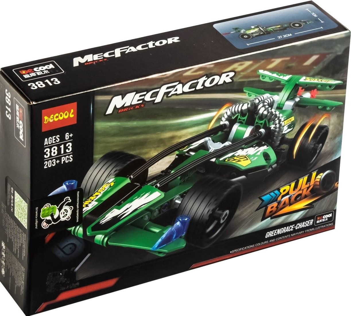 

Конструктор Decool MecFactor 3813 Гоночный болид