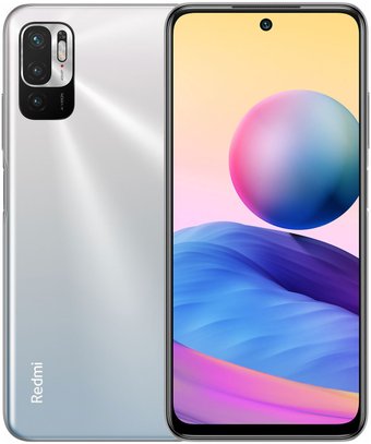 Xiaomi Redmi Note 10T 4GB/128GB с NFC (серебристый хром)