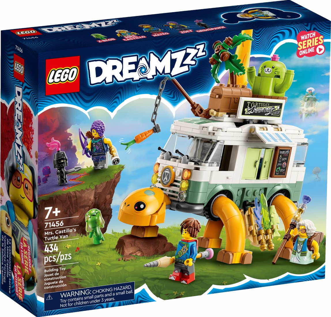 

Конструктор LEGO DREAMZzz 71456 Фургон-черепаха миссис Кастильо