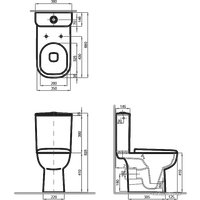 Унитаз напольный Ifo Grandy [RP213090100] (без сиденья)