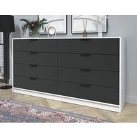 Комод Интерлиния Концепт КТ-К197 (антрацит/белый платинум)