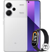 Смартфон Xiaomi Redmi Note 13 Pro+ 5G 8GB/256GB с NFC международная версия (лунный белый) и Xiaomi Smart Band 8 (серый) по акции