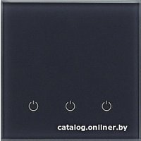 Беспроводной выключатель DeLUMO Senso трехканал. сенсорный 7016 (антрацит)