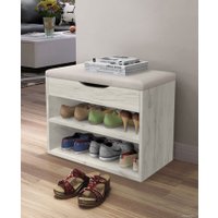 Банкетка Артём-Мебель Этна СН 122.07 (дуб крафт белый) в Солигорске