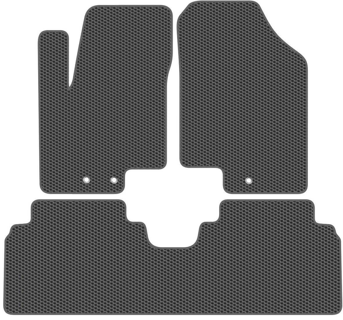 

Комплект ковриков для авто Alicosta Kia Venga (хэтчбек 5 дв) 2010 - 2017 (серый)