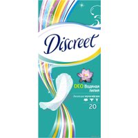 Прокладки ежедневные Discreet Deo Water Lily Multiform Single (20 шт)