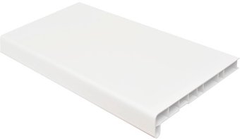 Подоконник VPL Премиум с заглушкой 300x2200 (сатин белый)