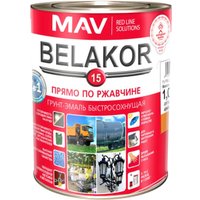 Грунт-эмаль MAV Belakor-15 Ral 2008 1 л (оранжевый матовый)