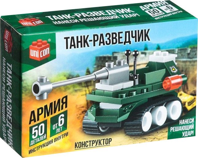 

Конструктор Unicon Танк-разведчик 1355192
