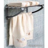 Полка для полотенца Primanova M-B12-07 (серый)