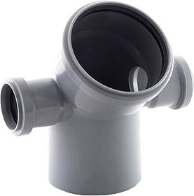 Фитинг РосТурПласт Отвод для внутренней канализации 110х50х50х45° лев./прав.