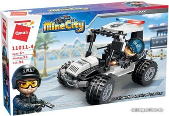 Конструктор Qman Mine City 11011-4 Активация внедорожника