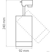 Трековый светильник Lightstar Canno 303272