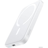 Внешний аккумулятор Baseus Magnetic Mini Wireless Fast Charging Power Bank 20W 6000mAh (белый) в Витебске