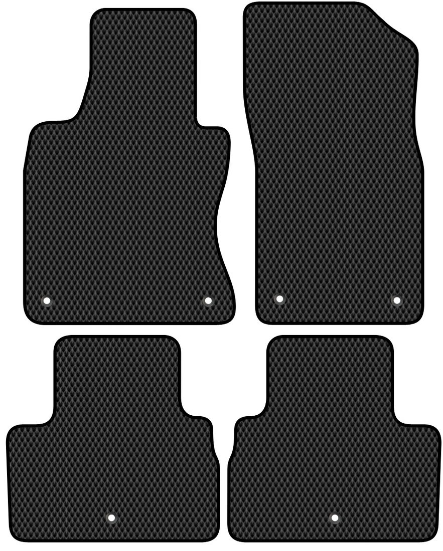 

Комплект ковриков для авто Alicosta Infiniti Q60 V (купе / СV37 Купэ) 2016 - Н.В. (черный, ромб)