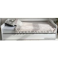 Кровать с выдвижным спальным местом Babykingdom Бонни люкс (белый)