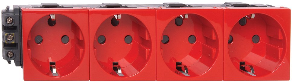 

Розетка Legrand Mosaic 77624 (красный)