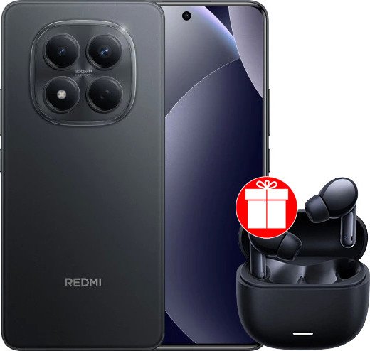 Xiaomi Redmi Note 15 Pro 12GB/256GB wersja międzynarodowa (czarny) + słuchawki Xiaomi Redmi Buds 6 Lite (czarny) w promocji