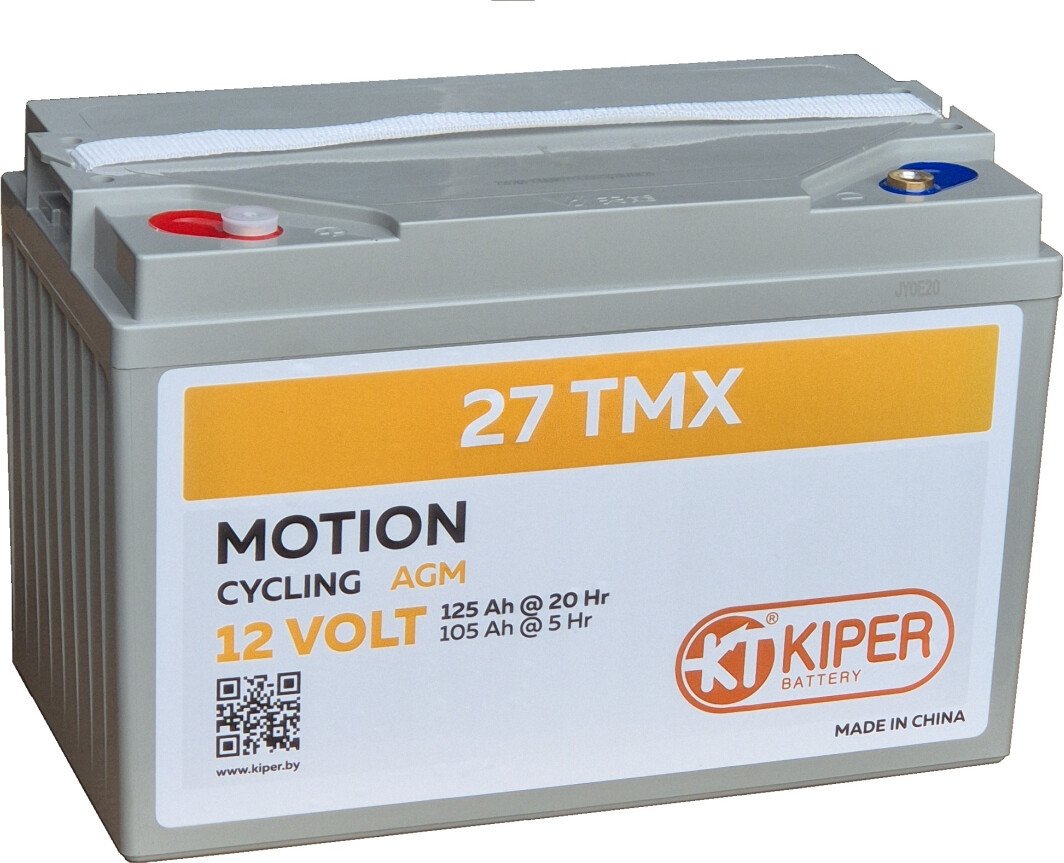 Аккумулятор для ИБП Kiper Motion 27TMX (12В/125 А·ч)
