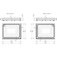 Душевой уголок Radomir 90x110 L 1-03-6-1-0-1220 (прозрачное стекло)