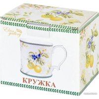 Чашка с блюдцем Elan Gallery Лимоны 420140