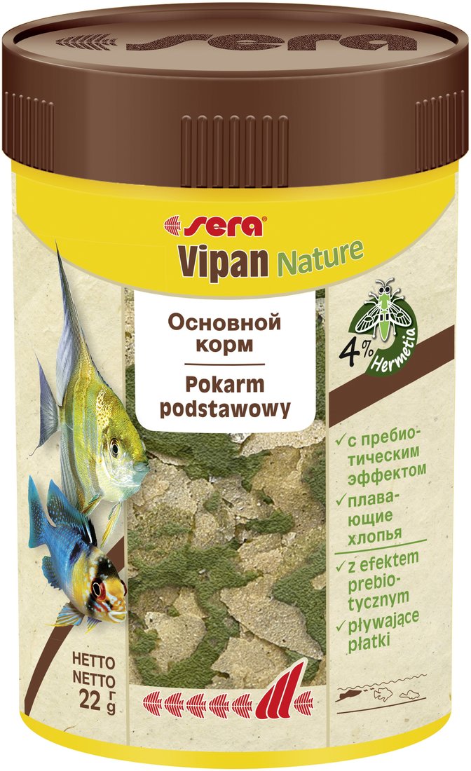 

Сухой корм Sera Vipan Nature 22 г