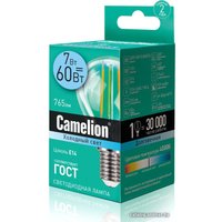 Светодиодная лампочка Camelion LED7-G45-FL E14 7 Вт 4500 К