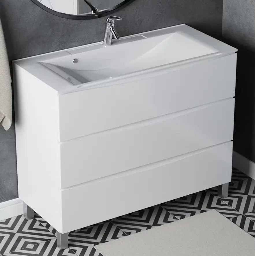 

Vela Тумба под умывальник Vela Бриз 100Н три ящика под Milen TU270602