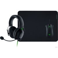 Игровой набор Razer DeathAdder V2 - BlackShark V2 X - Gigantus V2 M RZ85-03240100-B3U1