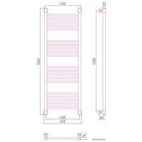 Полотенцесушитель Сунержа Богема+ прямая 1200х400 12-0220-1240