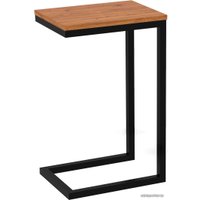Приставной столик TMB Loft Роксет Дуб 300х400 (ранне-американский/черный)