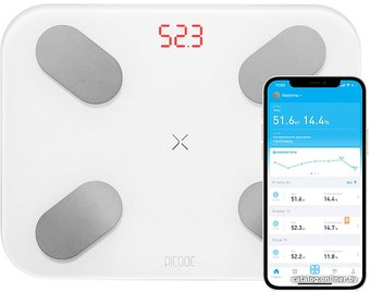Умные напольные весы Picooc S1 Pro V2 (белый)