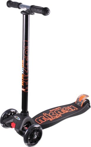 Трехколесный самокат Darvish DV-S-216 (черный/оранжевый)